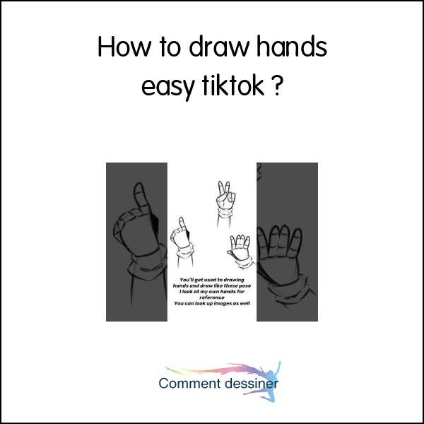 How to draw hands easy tiktok